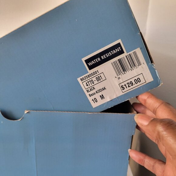 Bass Kodiak Women's 10 Medium Wedge Black Suede Leather Faux Fur Kneehigh Boots - Picture 4 of 12